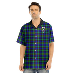 Sempill Modern Tartan Crest Hawaii Shirt