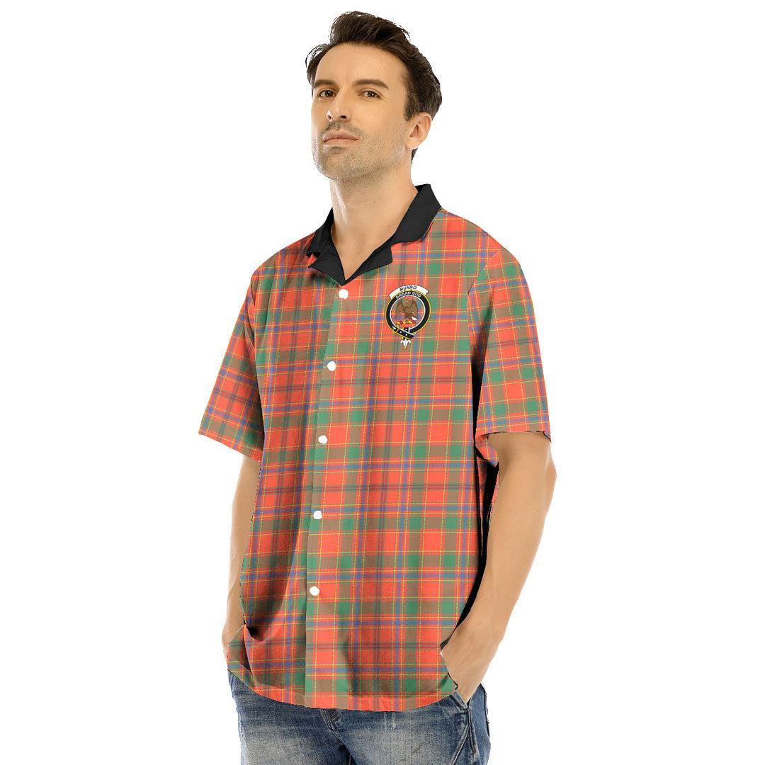 Munro Ancient Tartan Crest Hawaii Shirt