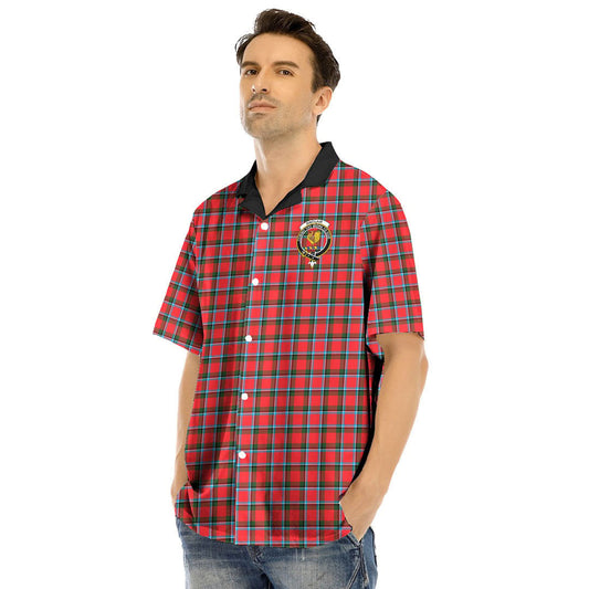 Sinclair Modern Tartan Crest Hawaii Shirt