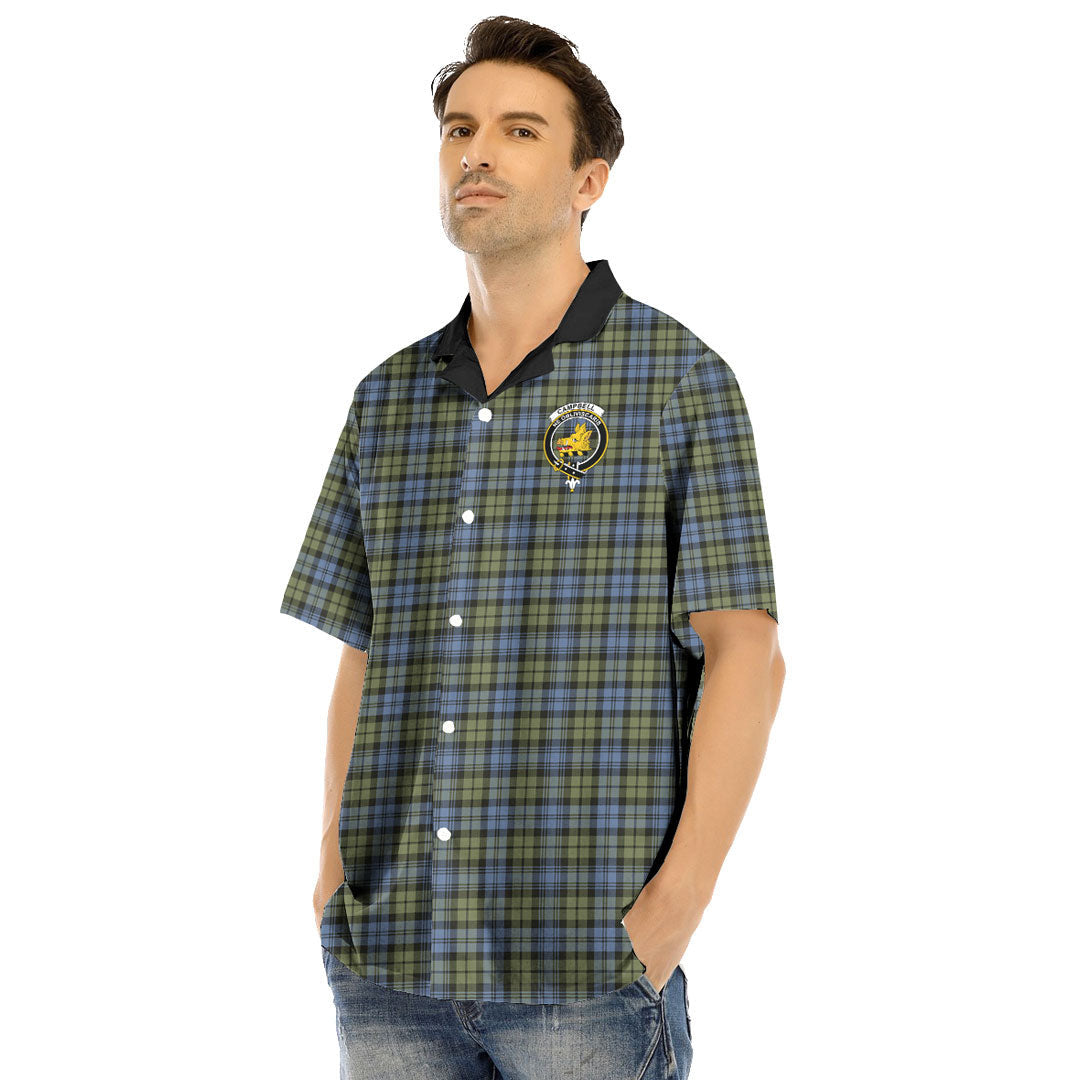 Campbell Faded Tartan Crest Hawaii Shirt