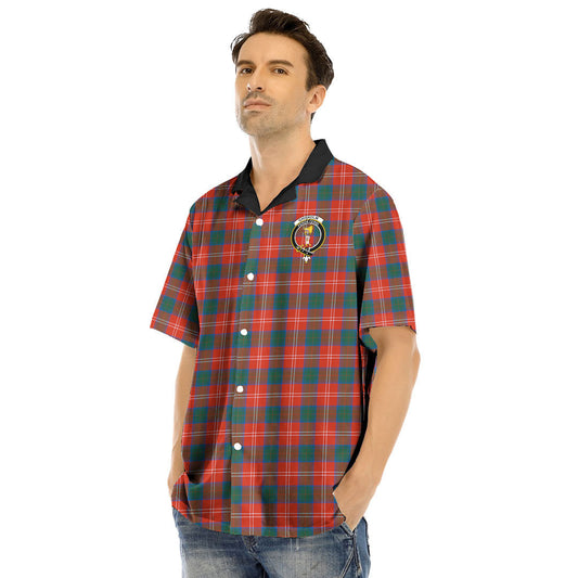 Chisholm Ancient Tartan Crest Hawaii Shirt