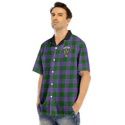 Elphinstone Tartan Crest Hawaii Shirt