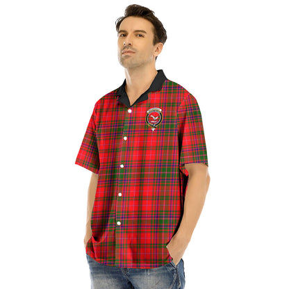 MacDougall Modern Tartan Crest Hawaii Shirt