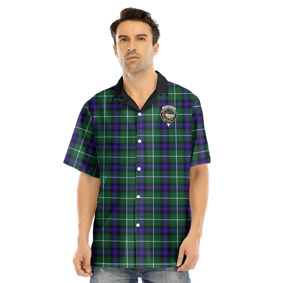 MacDonald of the Isles Hunting Modern Tartan Crest Hawaii Shirt