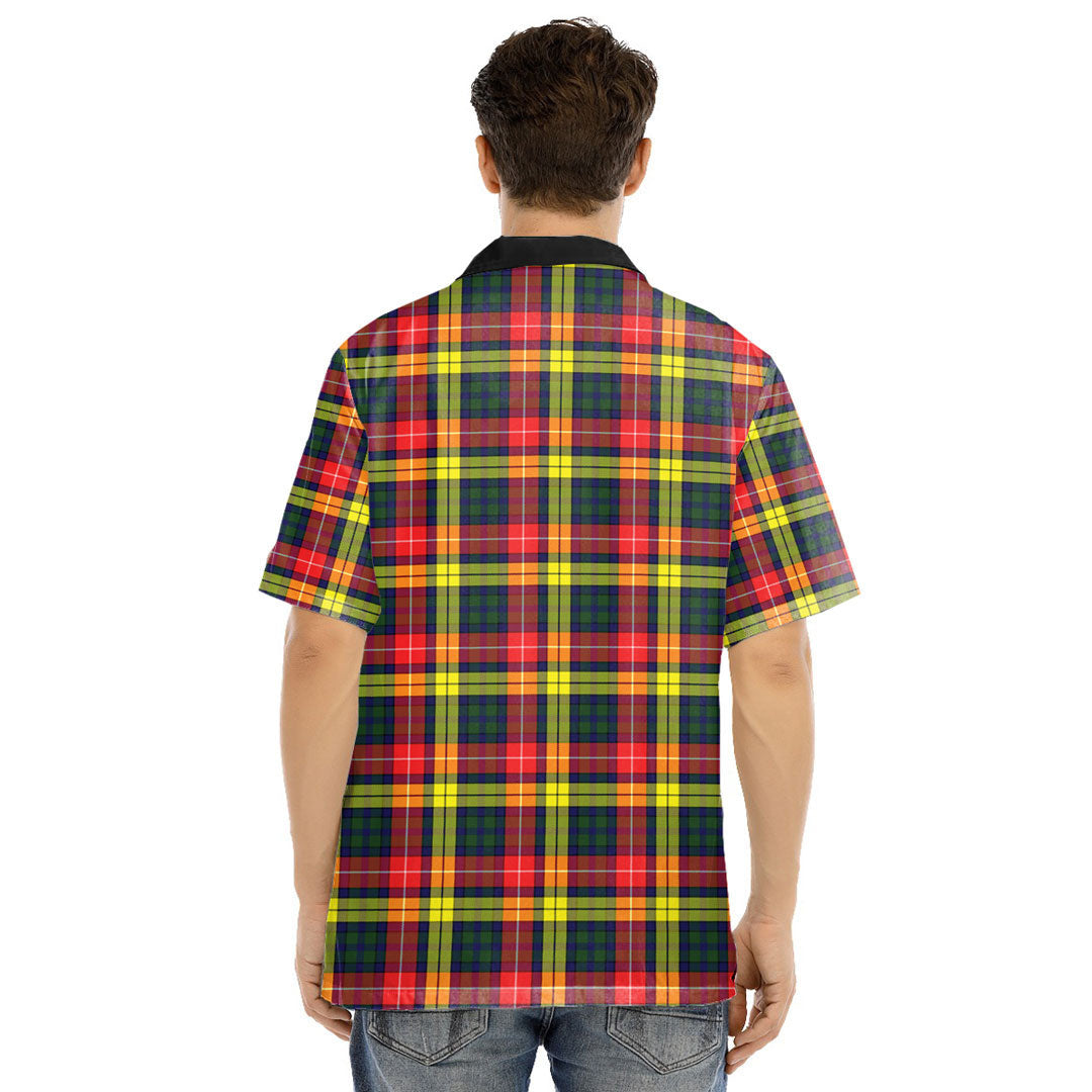 Buchanan Modern Tartan Crest Hawaii Shirt