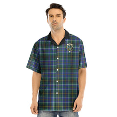 MacInnes Modern Tartan Crest Hawaii Shirt