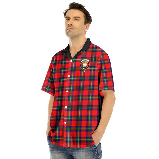 Ruthven Modern Tartan Crest Hawaii Shirt