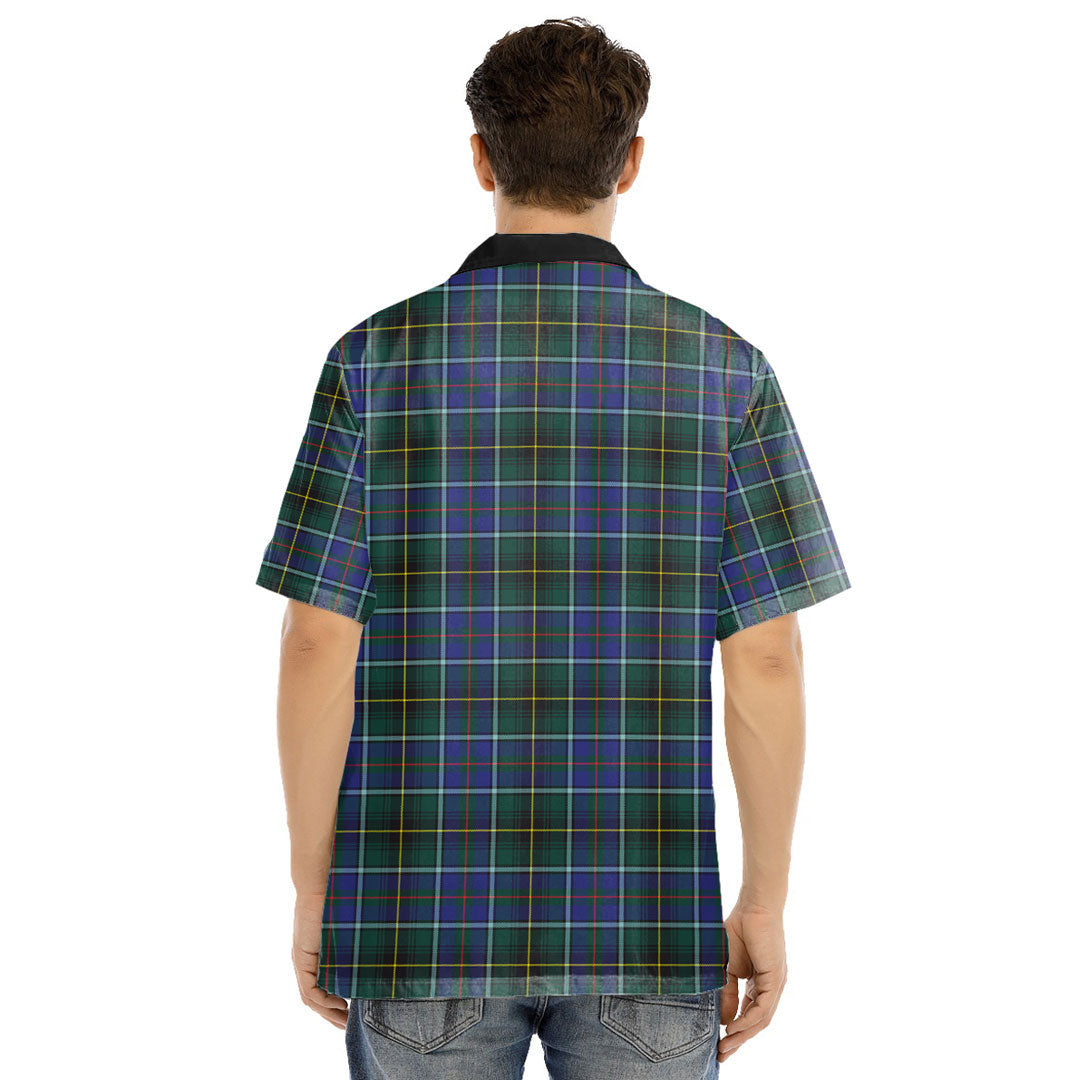 MacInnes Modern Tartan Crest Hawaii Shirt