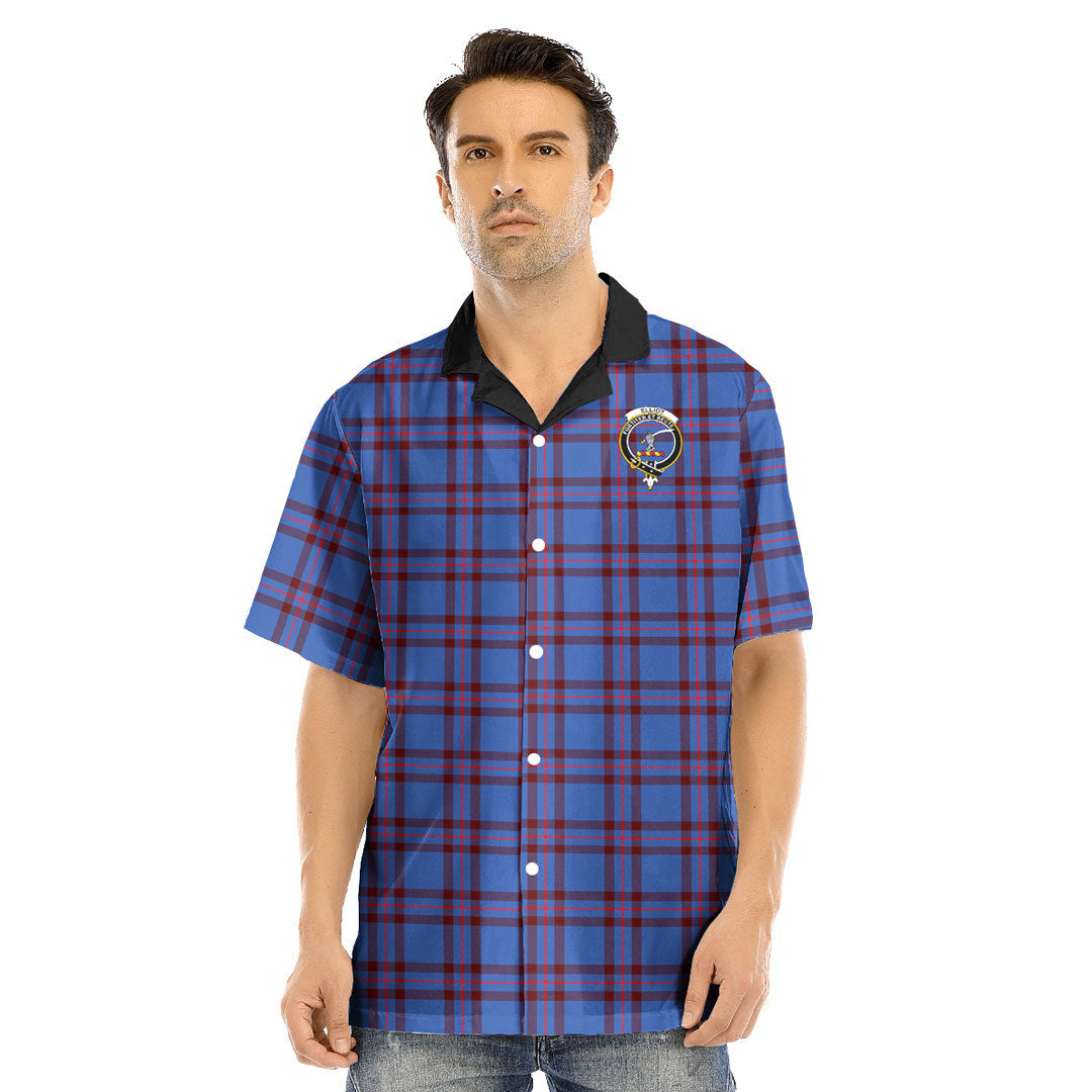 Elliot Modern Tartan Crest Hawaii Shirt