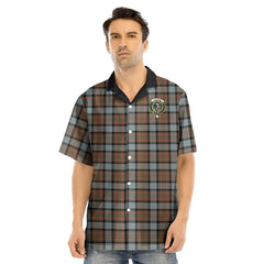 MacLaren Weathered Tartan Crest Hawaii Shirt