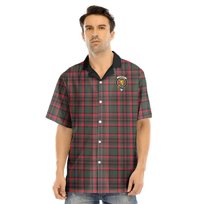 Cumming Hunting Modern Tartan Crest Hawaii Shirt