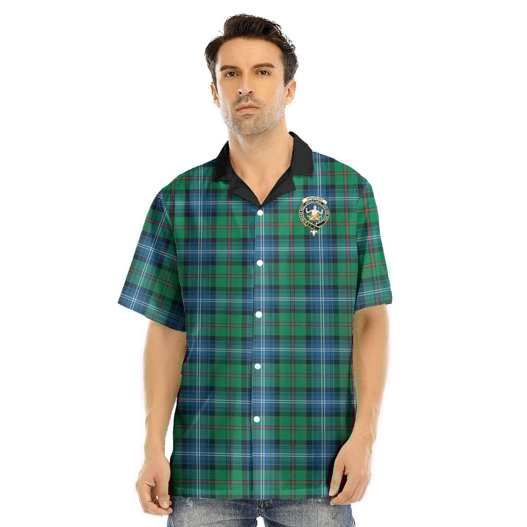Urquhart Ancient Tartan Crest Hawaii Shirt
