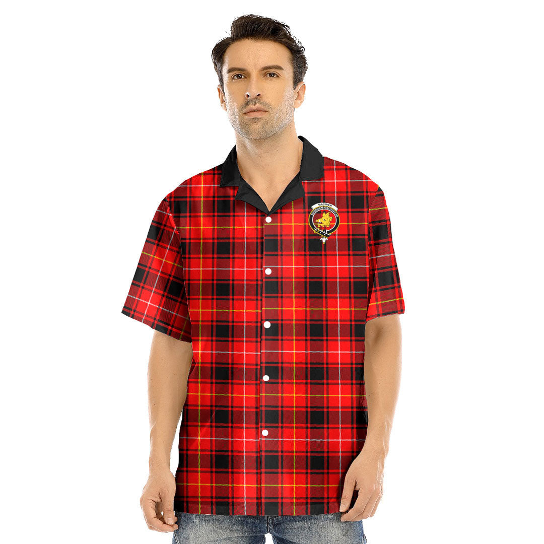 MacIver Modern Tartan Crest Hawaii Shirt