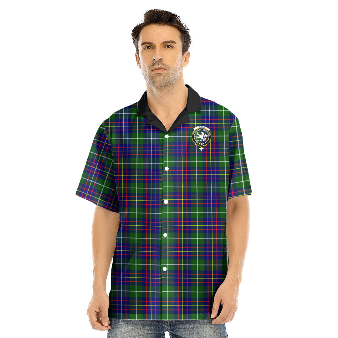 Inglis Modern Tartan Crest Hawaii Shirt