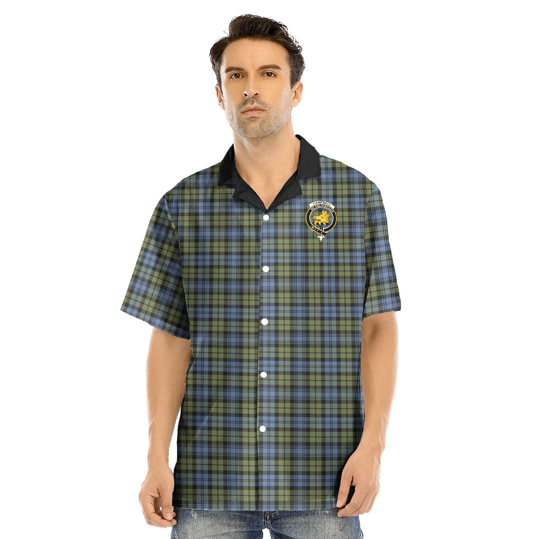 Campbell Faded Tartan Crest Hawaii Shirt