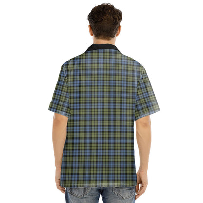 Campbell Faded Tartan Crest Hawaii Shirt