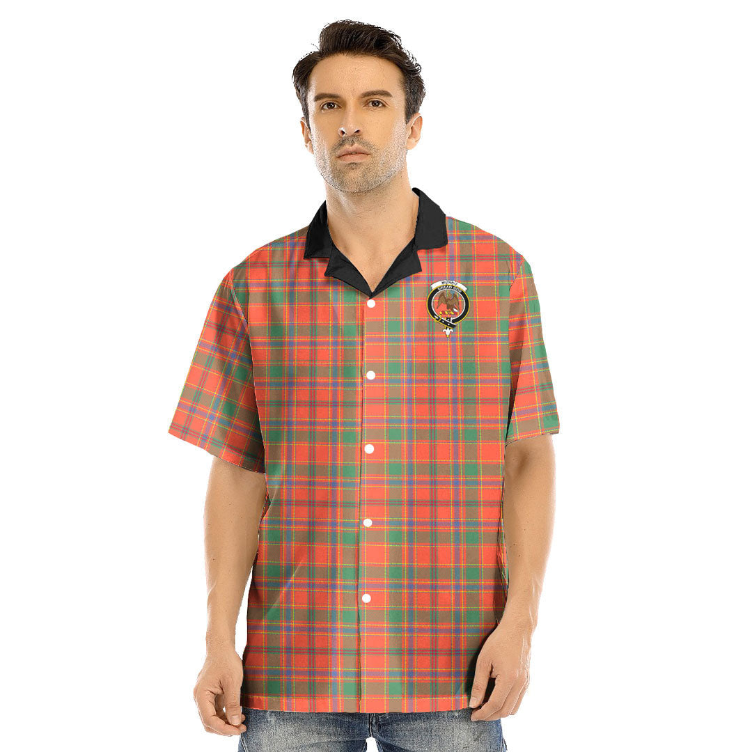 Munro Ancient Tartan Crest Hawaii Shirt