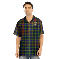 Clelland Modern Tartan Crest Hawaii Shirt