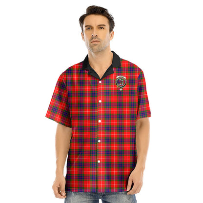 Fraser Modern Tartan Crest Hawaii Shirt