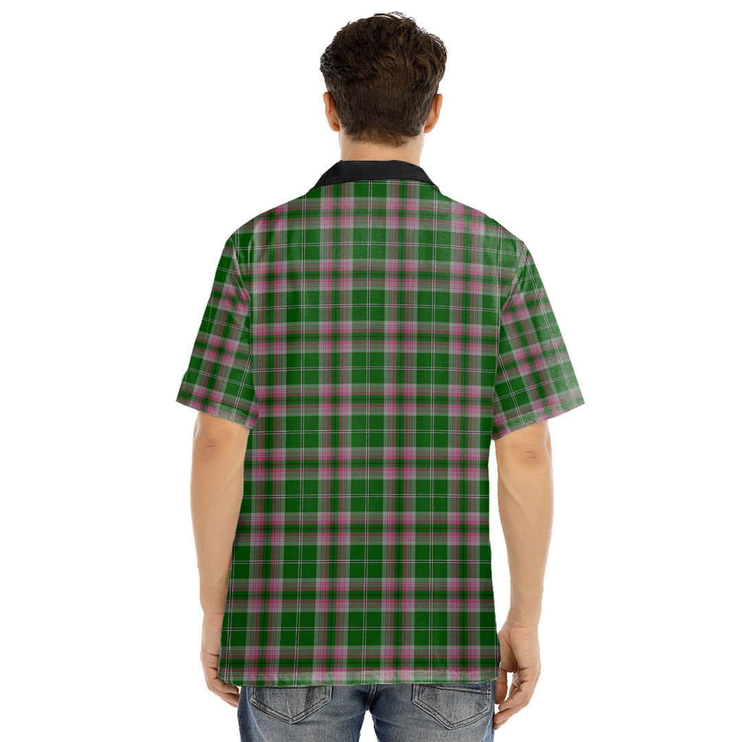 Gray Hunting Tartan Crest Hawaii Shirt