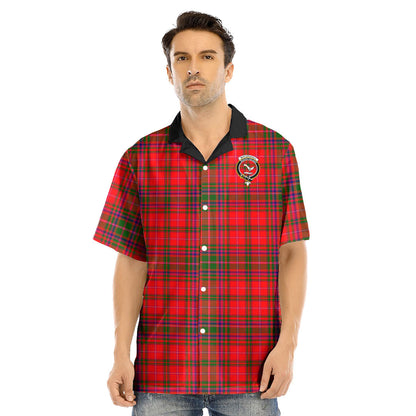 MacDougall Modern Tartan Crest Hawaii Shirt