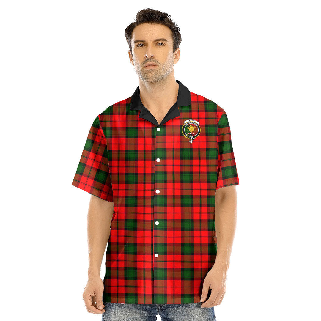 Kerr Modern Tartan Crest Hawaii Shirt