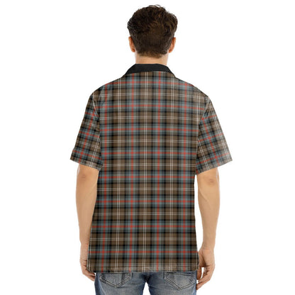 Sutherland Weathered Tartan Crest Hawaii Shirt