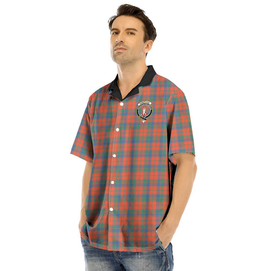 Robertson Ancient Tartan Crest Hawaii Shirt