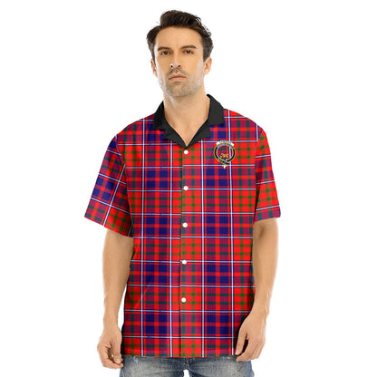 Cameron of Lochiel Modern Tartan Crest Hawaii Shirt