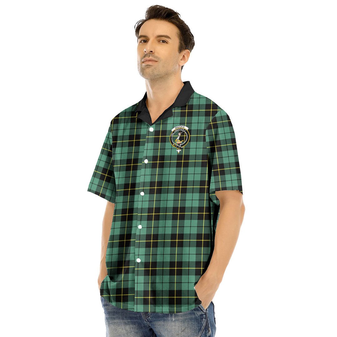 Wallace Hunting Ancient Tartan Crest Hawaii Shirt