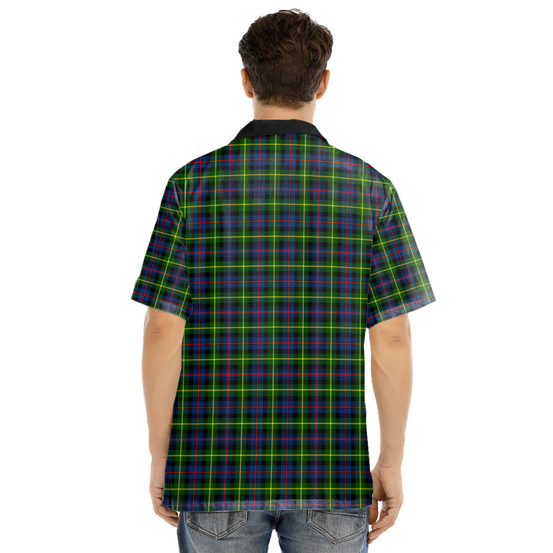 Farquharson Modern Tartan Crest Hawaii Shirt