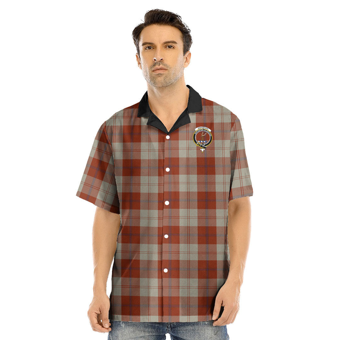 Davidson Dress Dancers Tartan Crest Hawaii Shirt