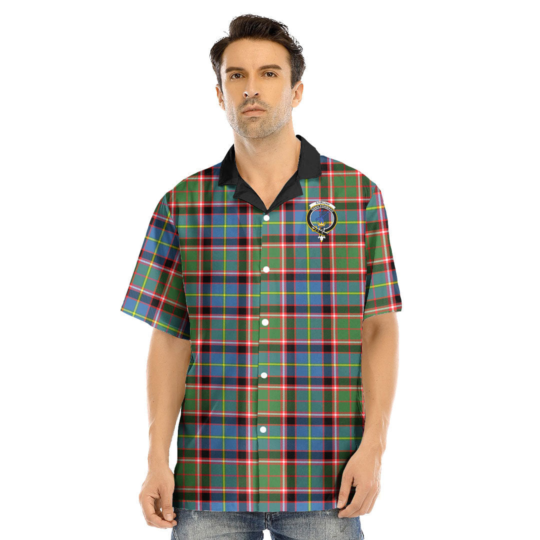 Stirling Bannockburn District Tartan Crest Hawaii Shirt