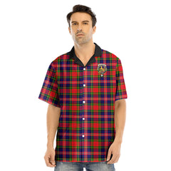 MacPherson Modern Tartan Crest Hawaii Shirt