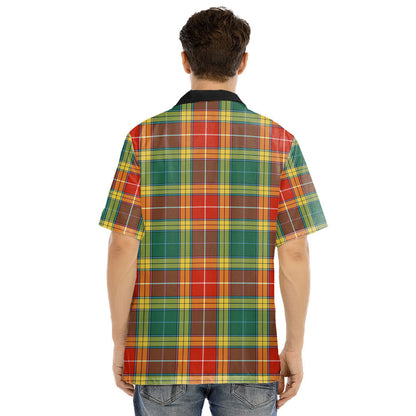 Buchanan Old Sett Tartan Crest Hawaii Shirt