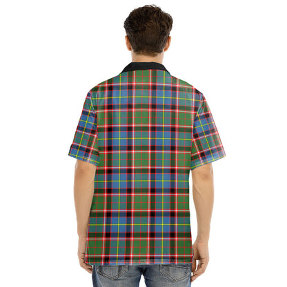 Stirling Bannockburn District Tartan Crest Hawaii Shirt