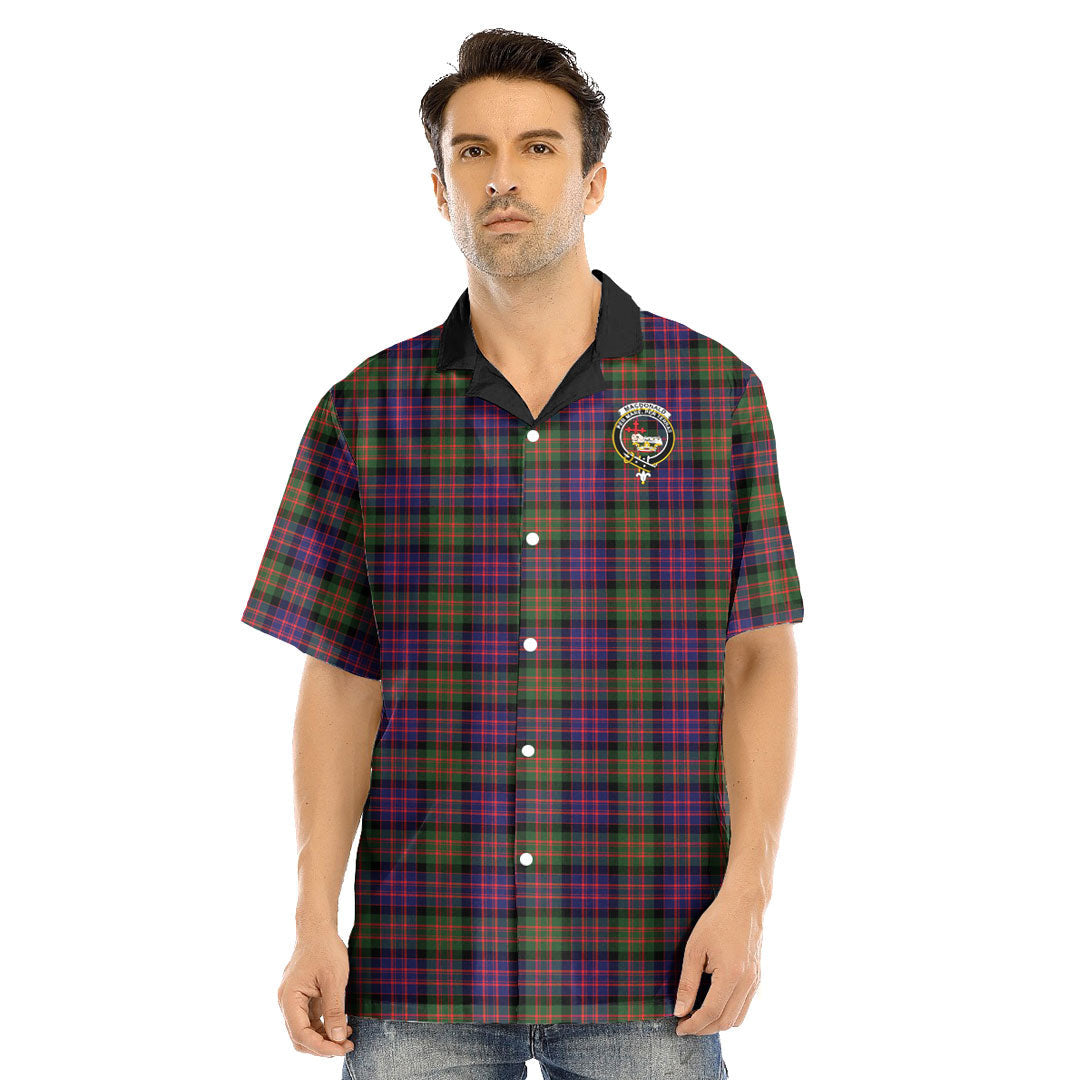 MacDonald Modern Tartan Crest Hawaii Shirt