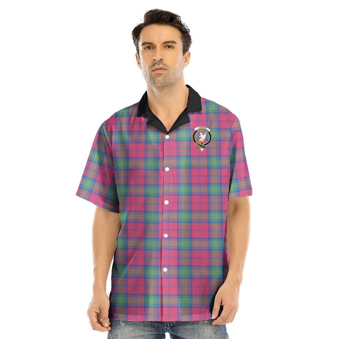 Lindsay Ancient Tartan Crest Hawaii Shirt