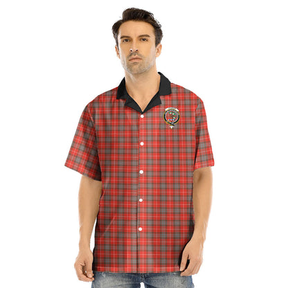 Fraser Weathered Tartan Crest Hawaii Shirt