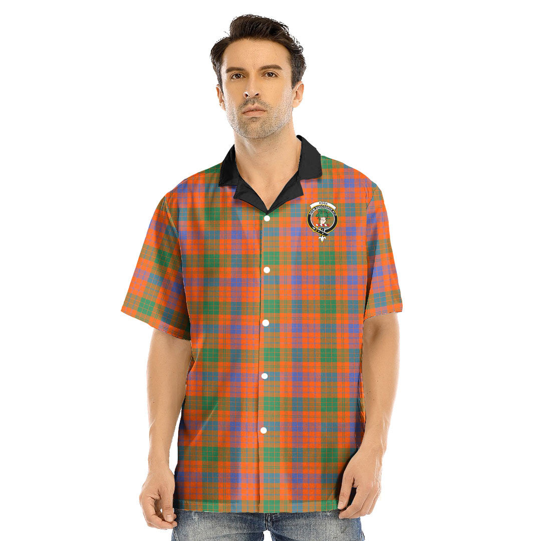 Ross Ancient Tartan Crest Hawaii Shirt