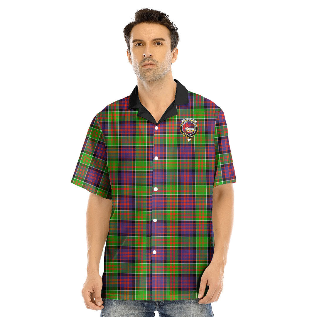 MacDonald of Clanranald Tartan Crest Hawaii Shirt