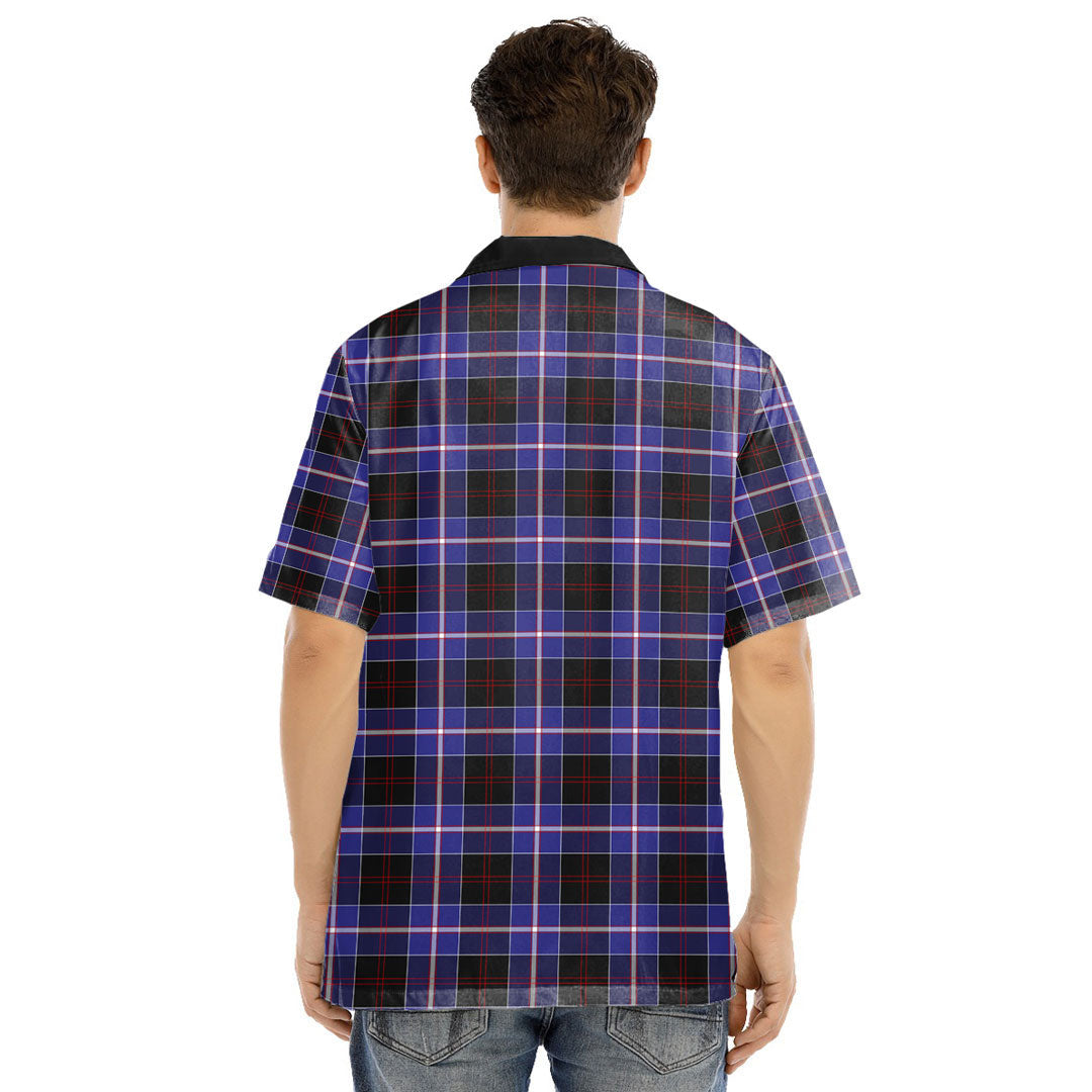 Dunlop Modern Tartan Crest Hawaii Shirt