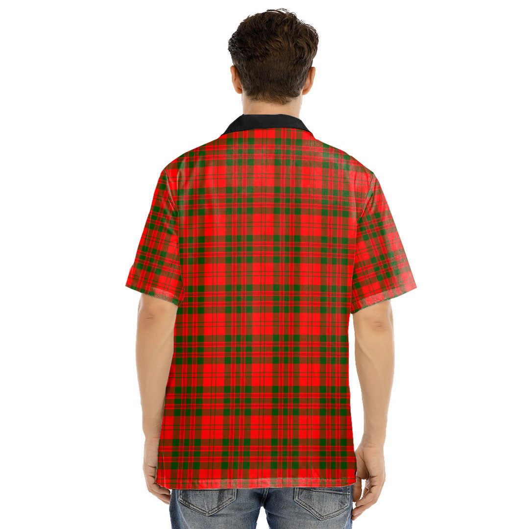Livingstone Modern Tartan Crest Hawaii Shirt