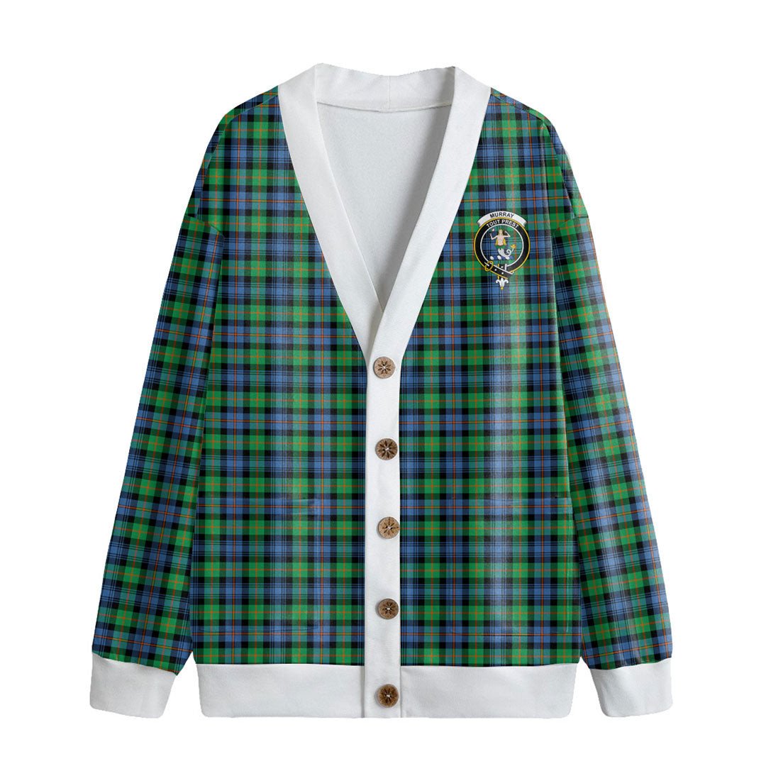 Murray of Atholl Ancient Tartan Crest Knitted Fleece Cardigan