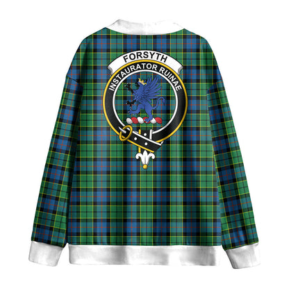 Forsyth Ancient Tartan Crest Knitted Fleece Cardigan