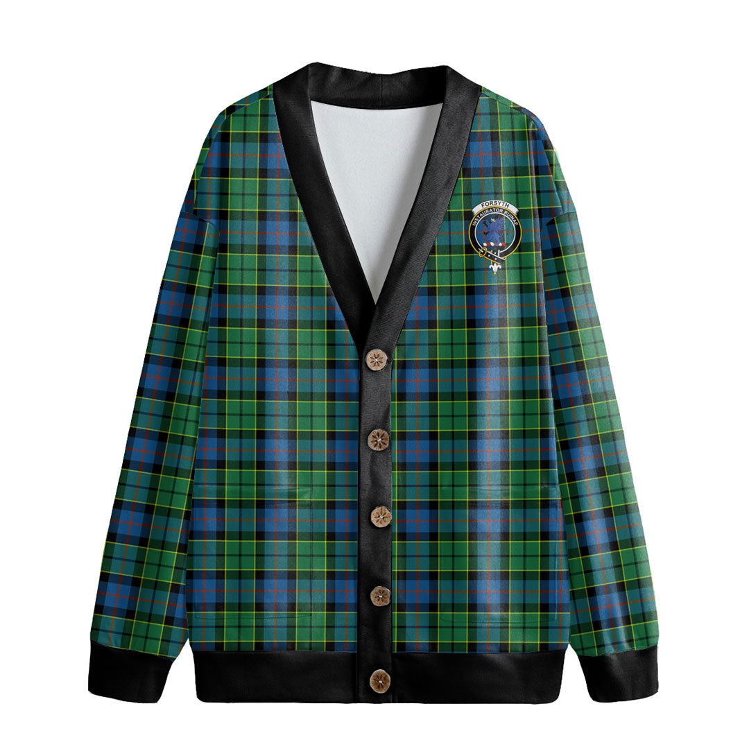 Forsyth Ancient Tartan Crest Knitted Fleece Cardigan