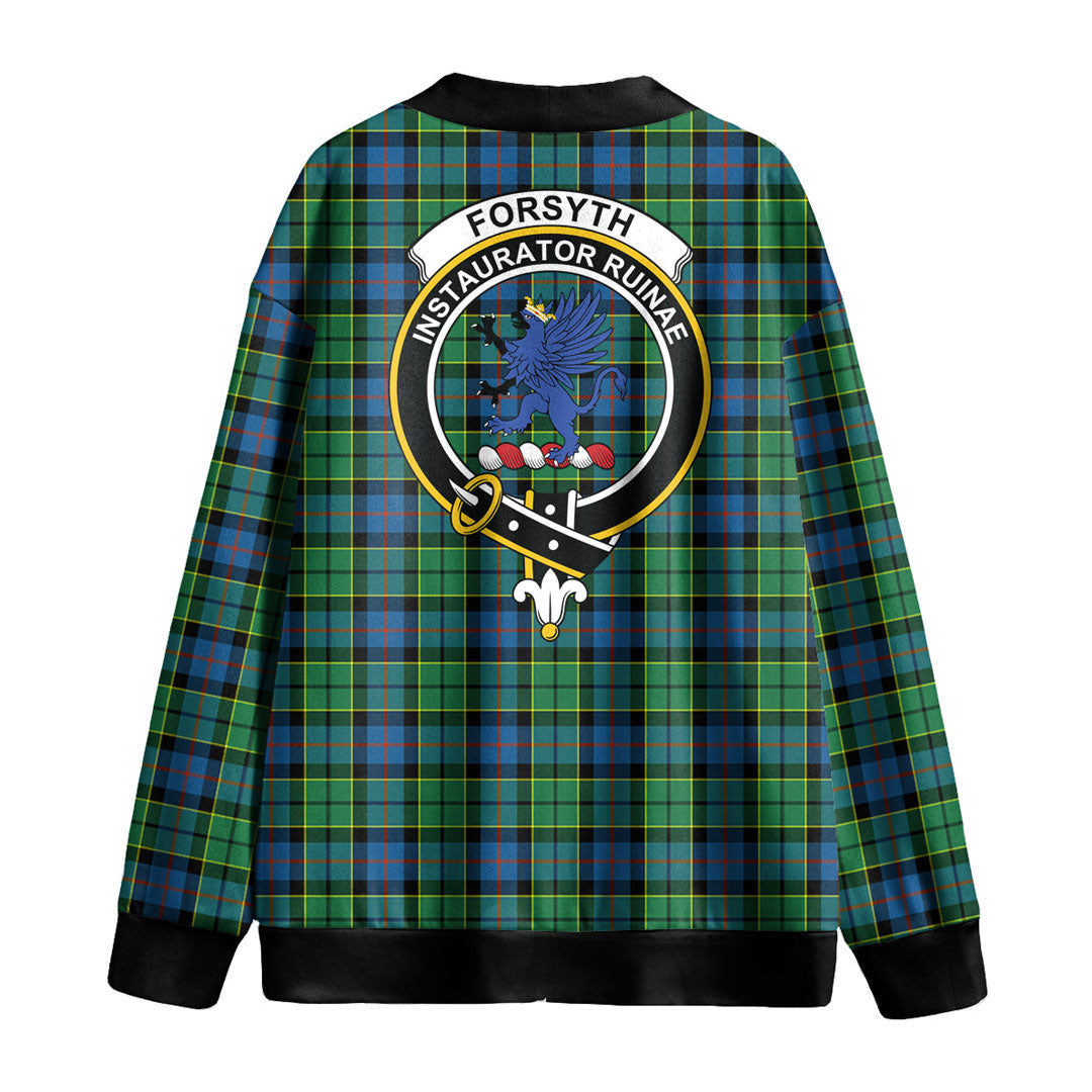 Forsyth Ancient Tartan Crest Knitted Fleece Cardigan