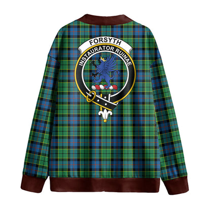 Forsyth Ancient Tartan Crest Knitted Fleece Cardigan