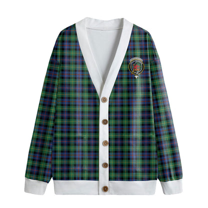 Farquharson Ancient Tartan Crest Knitted Fleece Cardigan