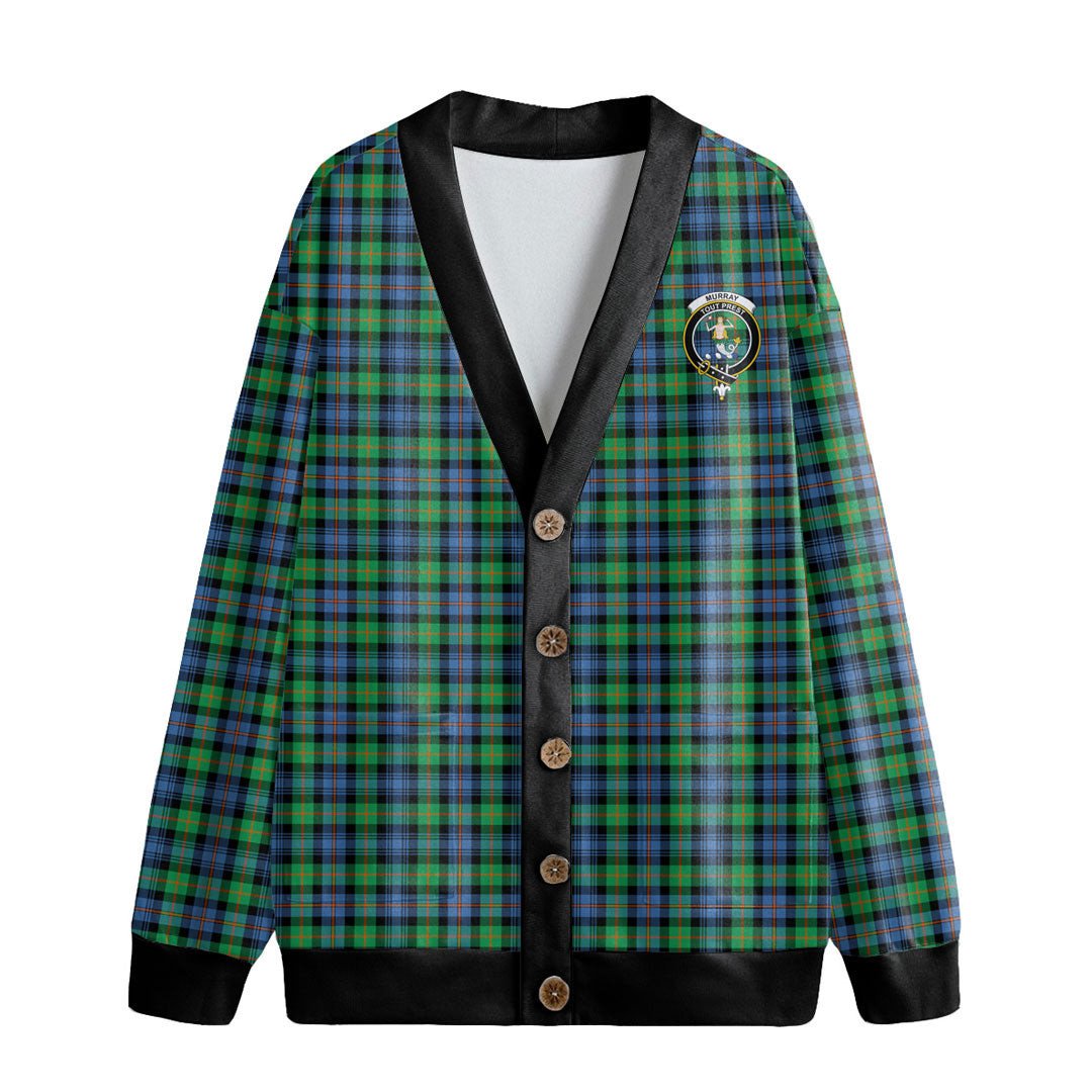 Murray of Atholl Ancient Tartan Crest Knitted Fleece Cardigan